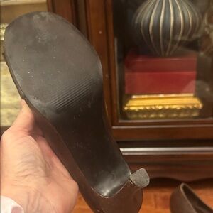 Steve Madden Dark Brown Leather Shoes